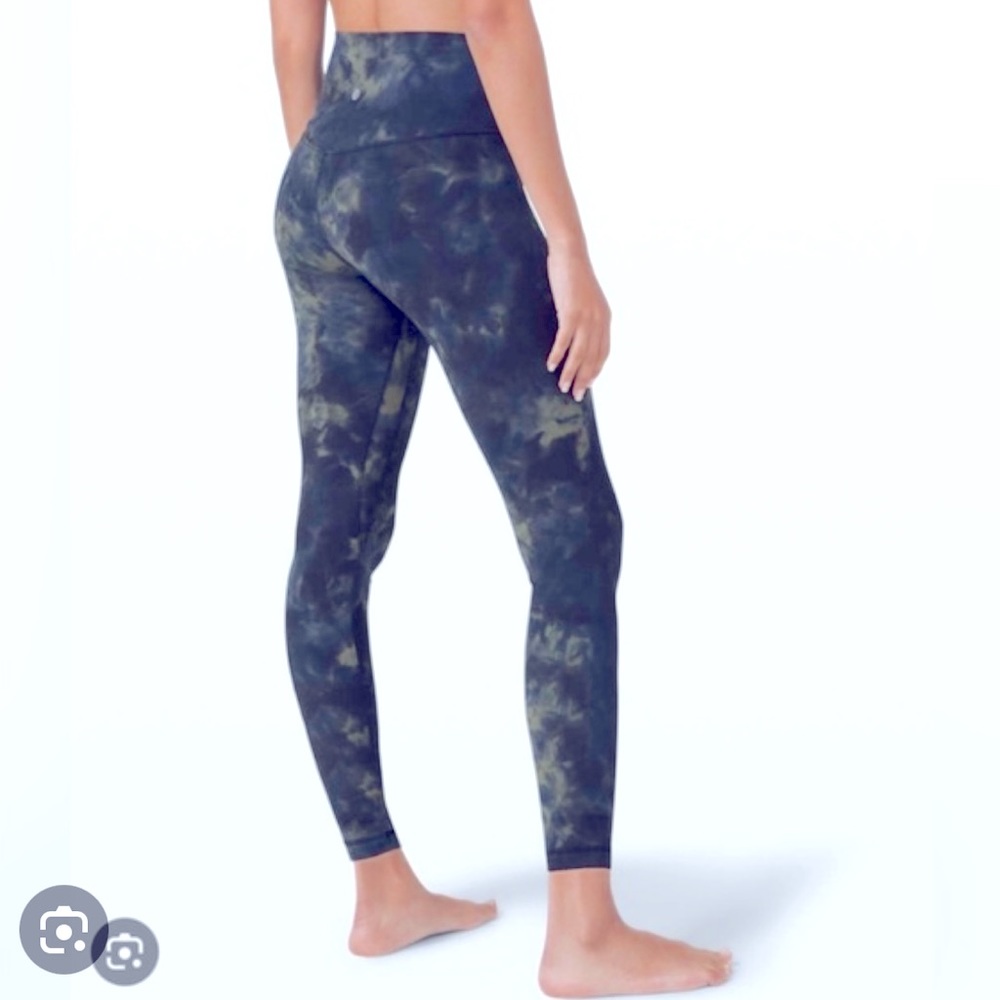 lululemon athletica Blue and Green Leggings